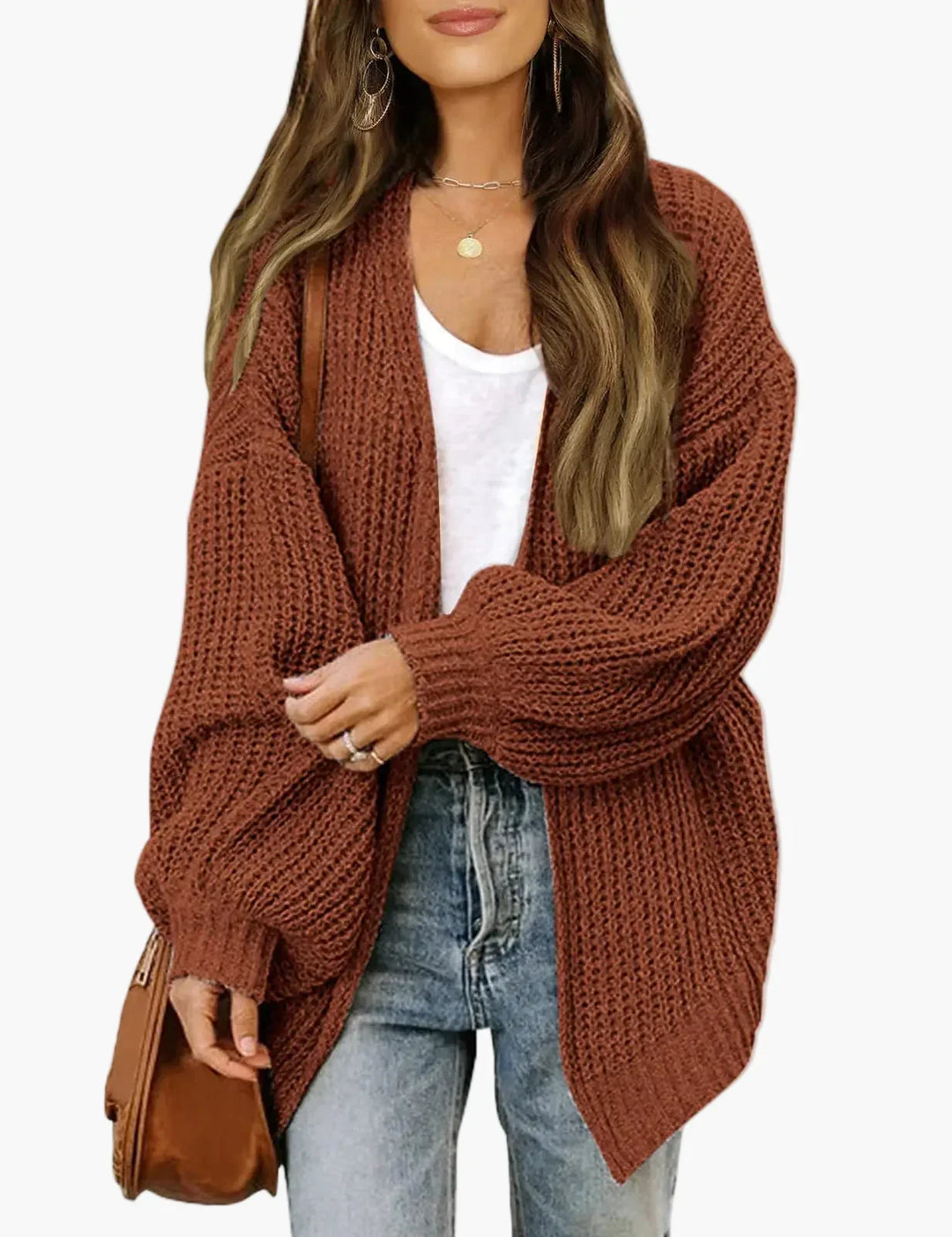 Cardigan Donna | Gilet Oversize Casual per Look Caldo e Chic in Autunno e Inverno