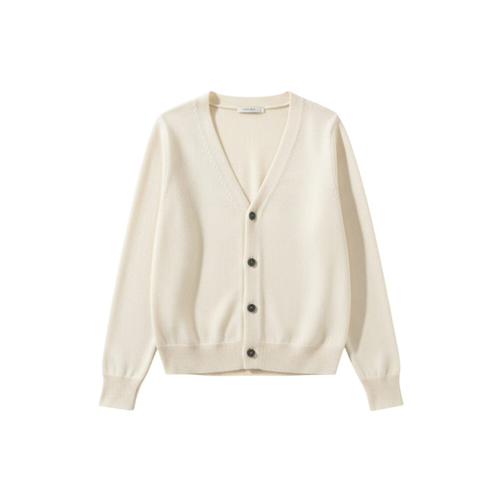 Cardigan con Bottoni e Scollatura V in Cotone | Ideale per la Stagione Primaverile ed Estiva