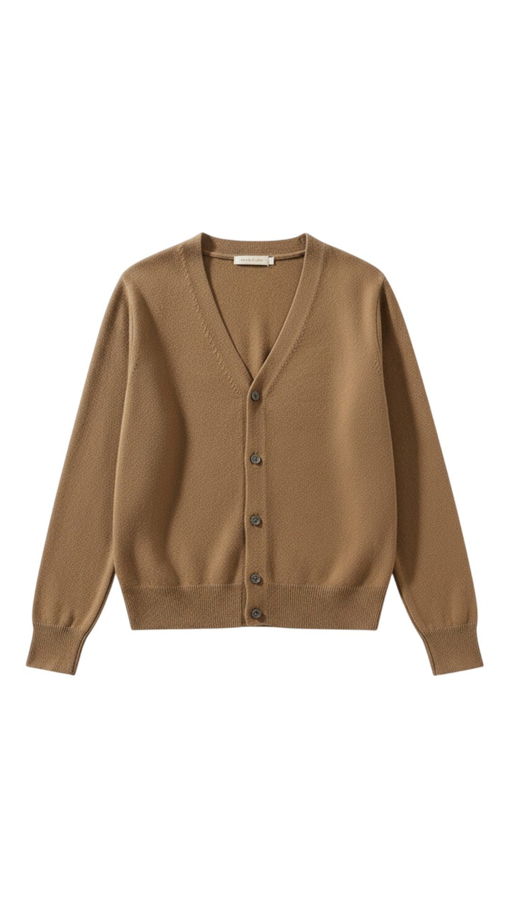 Cardigan con Bottoni e Scollatura V in Cotone | Ideale per la Stagione Primaverile ed Estiva
